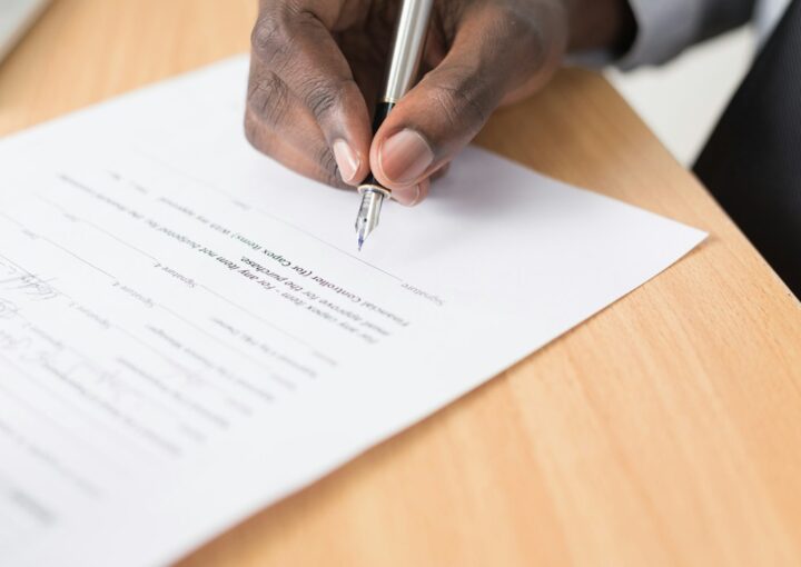 Employment documents being prepared