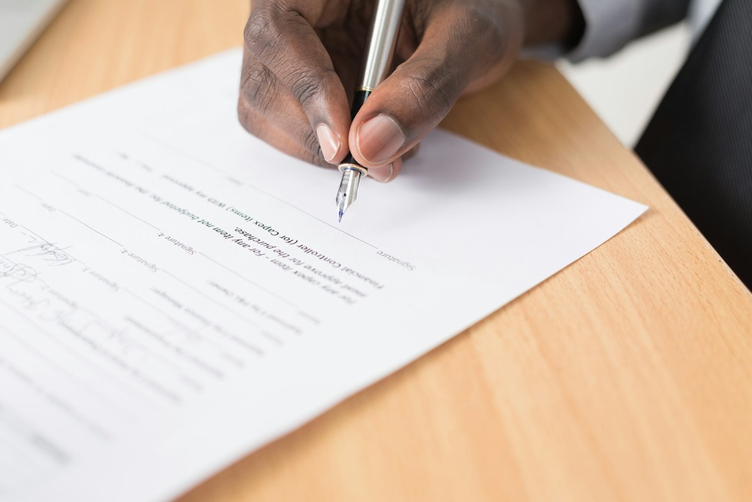Employment documents being prepared