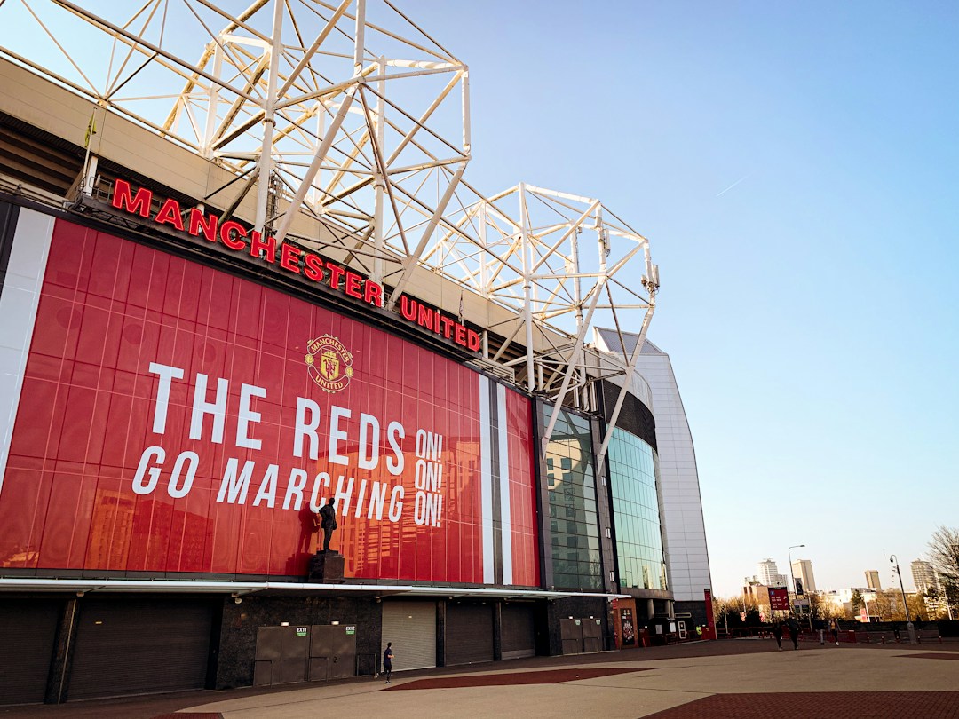 Old Trafford stadium representing Manchester United and football law